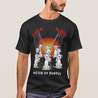 Camiseta Música de Rock de Pun do Cão Homens Mulheres Crian
