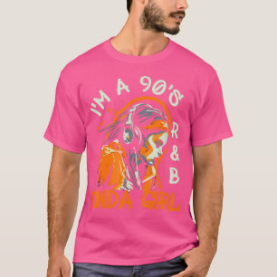 Camiseta Música De Soul Dos Anos 90 Eu Sou Um Rb Kinda Girl