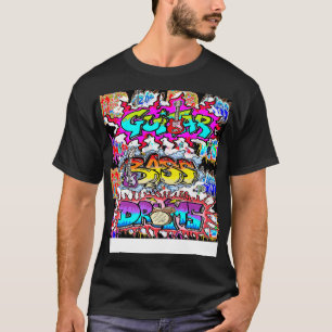 Camiseta Música de tambores de guitarra por LowEndGraphics