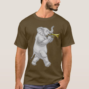 Camiseta Música de trompete de elefante