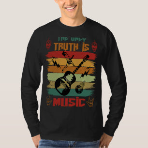 Camiseta música de violão só música de verdade roupa