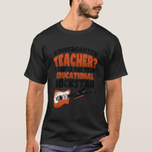 Camiseta Música de Volta às Aulas Professor de Jardim de In