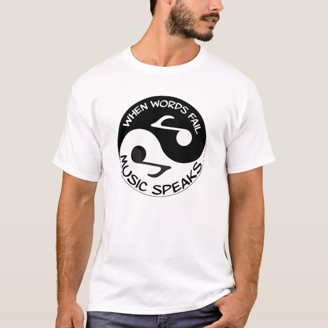 Camiseta Música de Yin yang (Frente)