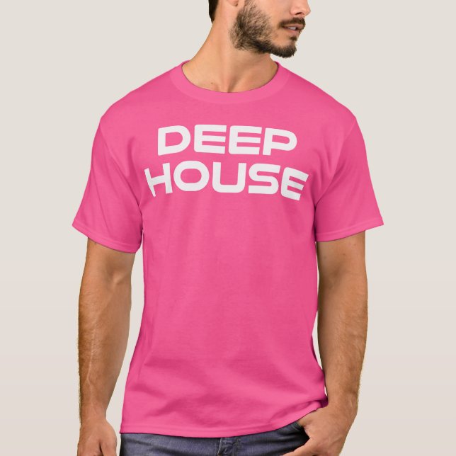 Camiseta Música Deep House - Dj Edm Raver (Frente)