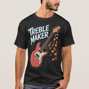 Camiseta Música Divertida Criador de Agudos Guitarra