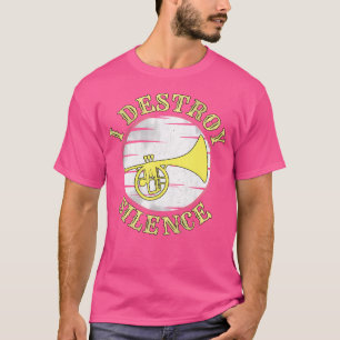 Camiseta Música Divertida Mellofone Eu Destruo o Silêncio P