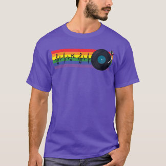 Camiseta Música DJ LGBTQ Queer Orgulho Gay Arco-Íris Homoss