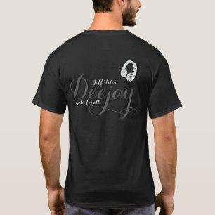 Camiseta música DJ personalizada para todos
