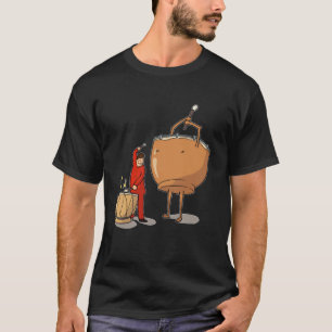 Camiseta Música do Drummer do Drum do Kettle Player do Timp