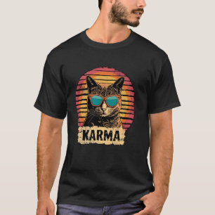 Camiseta Música do Gato Karma Retro Delícia dos Amantes de