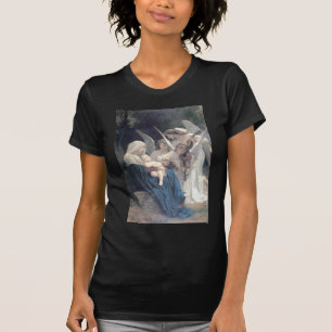 Camiseta Música dos anjos pintura antiga religião bebê
