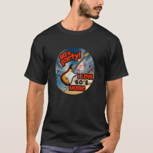 CAMISETA MÚSICA DOS ANOS 60 EU AMO OS ANOS SESSENTA