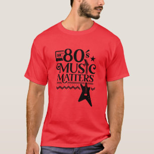 Camiseta Música dos Anos 80 é Importante Músico engraçado