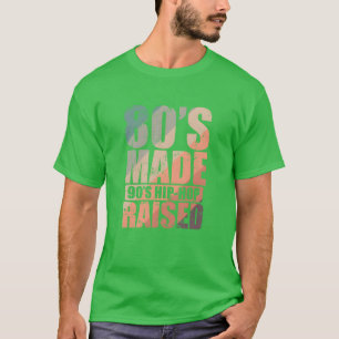 Camiseta Música dos anos 80 Fez Hip Hop dos anos 90 Gênero 