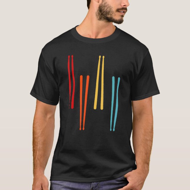Camiseta Música Drum Drummer (Frente)
