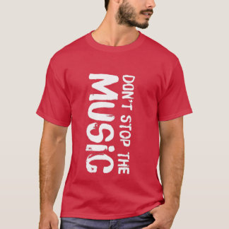 Camiseta Música é a vida que ama música vintage