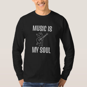 Camiseta Música É Artista De Gravação De Almas