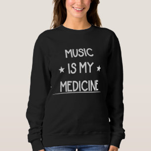 Camiseta Música É Meu Medicino, Musical Sarcasm Pun