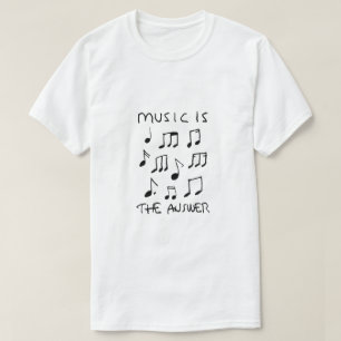 Camiseta Música é minha Impressão de Desenho de Terapia