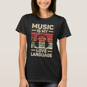 Camiseta Música É Minha Língua De Amor, O Fato Musical Edm