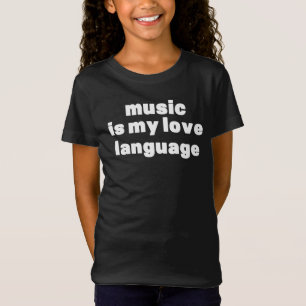 Camiseta Música É Minha Linguagem do Amor