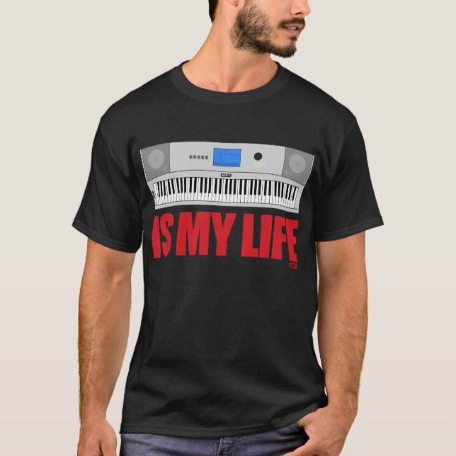 Camiseta Música É Minha Vida (Frente)
