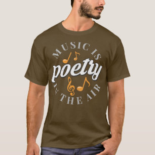 Camiseta Música é poesia no ar