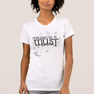 Camiseta Música é um obrigatoriamente cantor de coro de mús