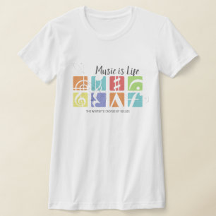 Camiseta Música É Vida