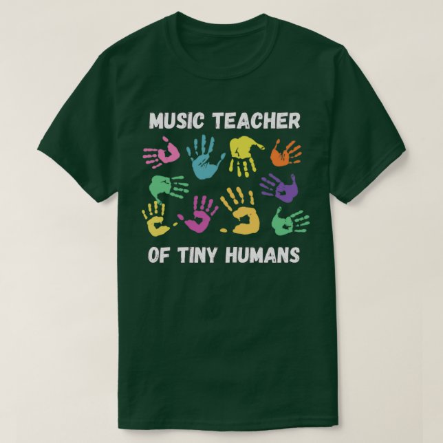 Camiseta Música Educação Engraçada Presente Para Professore (Frente do Design)
