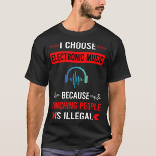 Camiseta Música Eletrônica de Bater