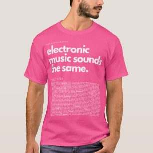 Camiseta Música Eletrônica Genre Funny Techno