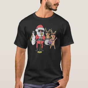 Camiseta Música engraçada do Natal da banda do Natal do