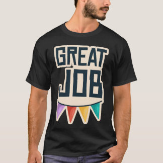 Camiseta Música engraçada do Trabalho do excelente