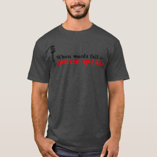 Camiseta Música fala