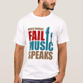 Camiseta Música Fala Typo