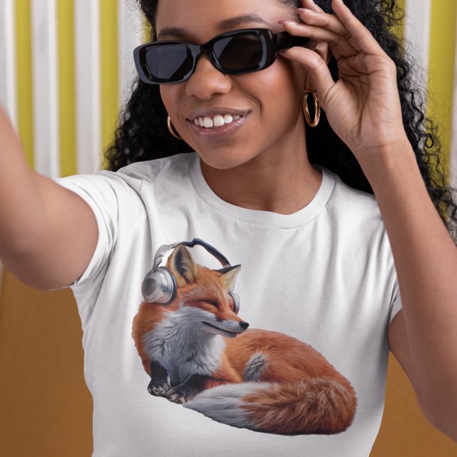 Camiseta Música fox engraçada (Criador carregado)