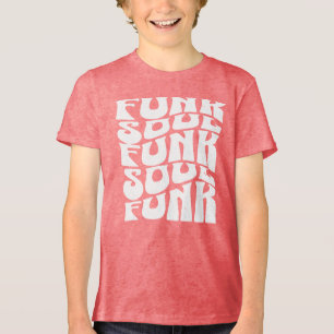Camiseta Música Funk e Soul Tipografia Negrito
