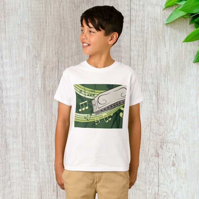 Camiseta Música Harmonica (Criador carregado)