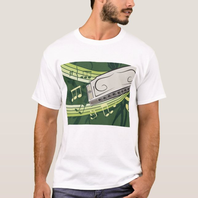 Camiseta Música Harmonica (Frente)