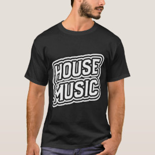 Camiseta MÚSICA HOUSE - Contorno Ousado