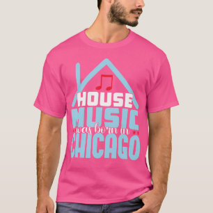 Camiseta Música House de Chicago Dj Edm Old School