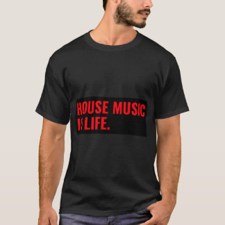 Camiseta Música House É Vida