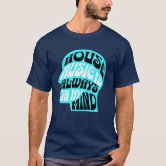 Camiseta MÚSICA HOUSE Está Sempre Na Minha Mente Amigos Azu