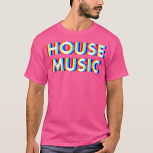Camiseta Música House Glitch Ilusão Óptica Edm Rave Dj