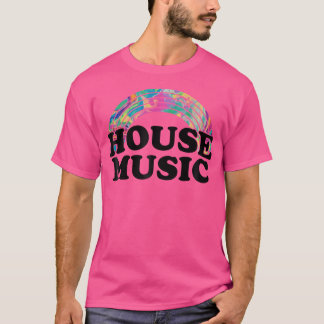 Camiseta Música House - Psicodélico Rainbow Edm Lover