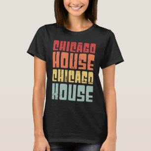 Camiseta Música House Retrô House Francês e Chicago House