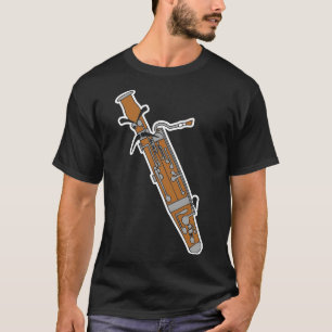 Camiseta Música Instrumento Bassoon Tshirt