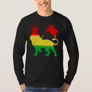 Camiseta Música Jamaicana Reggae Rasta Leão Rastafári