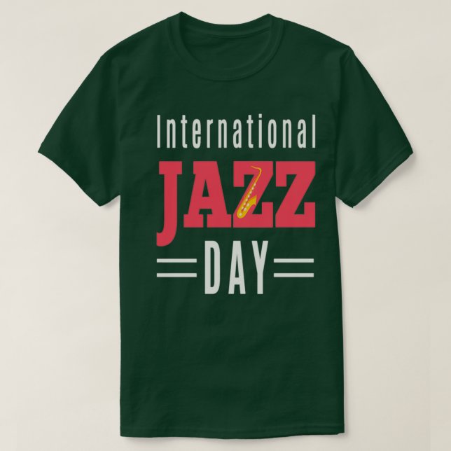Camiseta música jazz (Frente do Design)